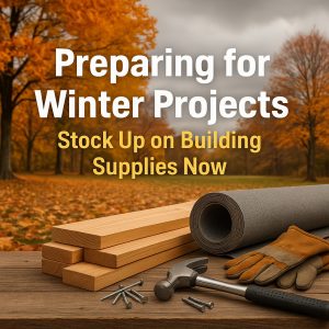 winter building supplies
